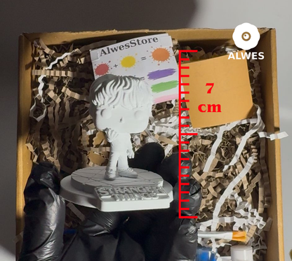 Stranger Things Sürpriz Kırılabilir Yumurta: DIY Figür Boyama Seti (12 Farklı Karakter)